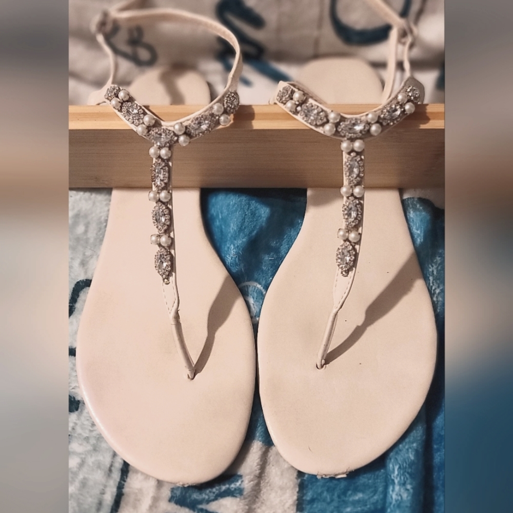 Size 12 Flat Wedding Sandles